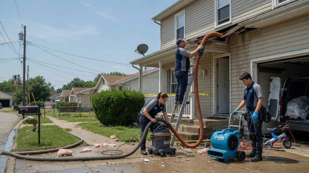 Water Damage Restoration in Hanover, IL near me